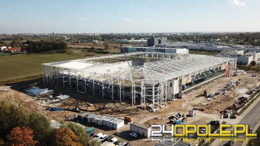 Stadion zabezpieczony na zimę. Budowa trwa