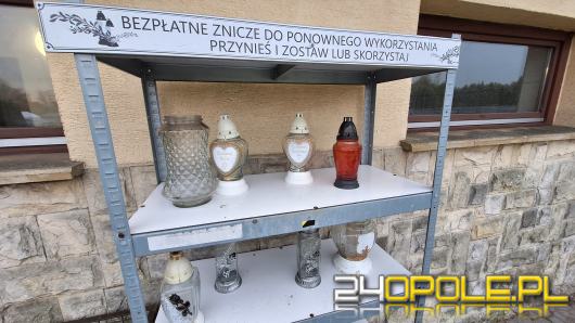 Zniczodzielnia na opolskim cmentarzu pozwala zadbać o środowisko w duchu "zero waste"