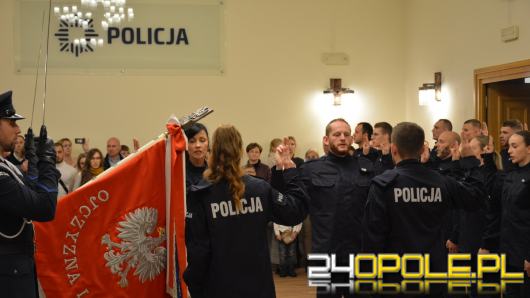 Nowi policjanci ślubowali na sztandar