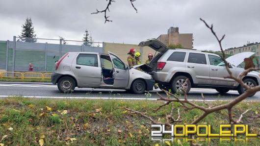 Zderzenie pojazdów na DK 46 w Ozimku