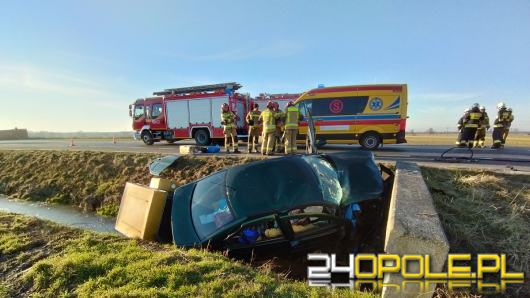 Wypadek na drodze wojewódzkiej nr 426 w Zalesiu Śląskim