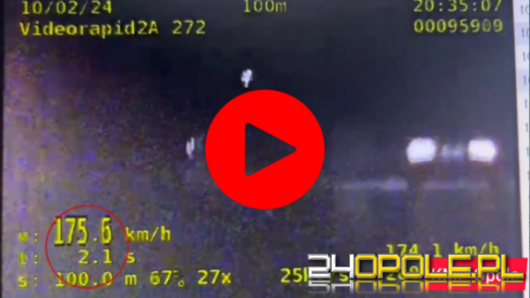 Pędził 175 km/h po obwodnicy Opola