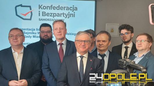 Konfederacja i Bezpartyjni Samorządowcy przedstawili kandydata na prezydenta Opola