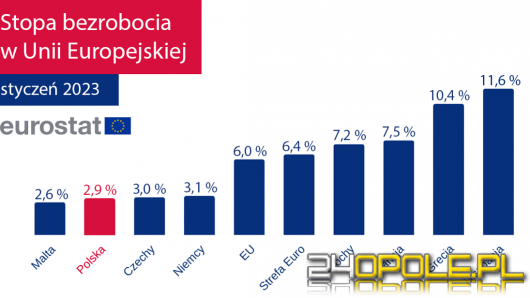 Styczeń 2024 r. z najniższą stopą bezrobocia od 1990 r