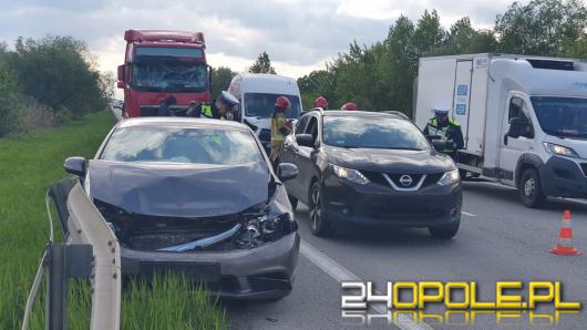 Zderzenie czterech pojazdów na obwodnicy obok Makro