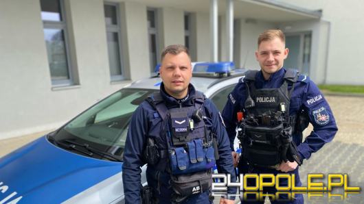 Policjanci zaopiekowali się niepełnosprawnym mężczyzną