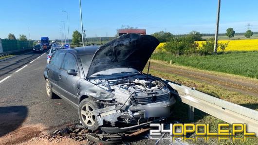 Wypadek na trasie Opole-Krapkowice: Jedna osoba w szpitalu