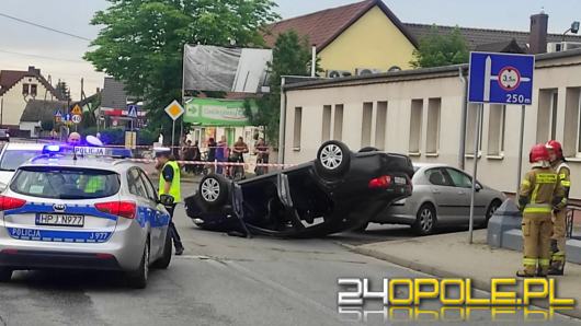 Wypadek na ulicy Oświęcimskiej: zderzenie dwóch samochodów osobowych