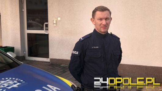 Jako jedyny z kierowców zatrzymał się widząc zakrwawioną kobietę 