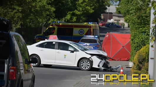 Śmiertelny wypadek na ul. Harcerskiej w Opolu. Nie żyje motocyklista