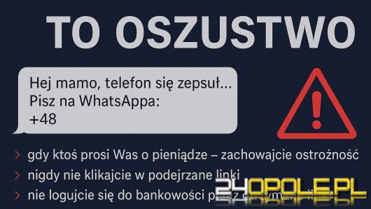 Podszył się pod syna i wyłudził 5000 zł. Policja apeluje o czujność!