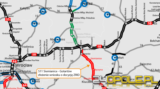S11 Siemianice - Gotartów coraz bliżej realizacji. Wniosek o pozwolenie na budowę złożony