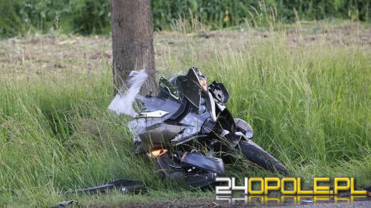 Motocyklista ranny po zderzeniu z autami na DK46 w Opolu