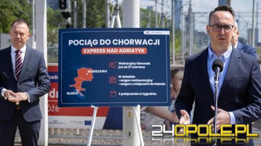 Nowe połączenie kolejowe z Polski do Chorwacji - PKP Intercity uruchamia pociąg do Rijeki