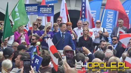 Rafał Trzaskowski w Kluczborku: Chcę być prezydentem, który łączy Polskę