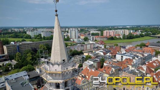 Remont wieży Ratuszowej w Opolu. Zobacz efekty renowacji