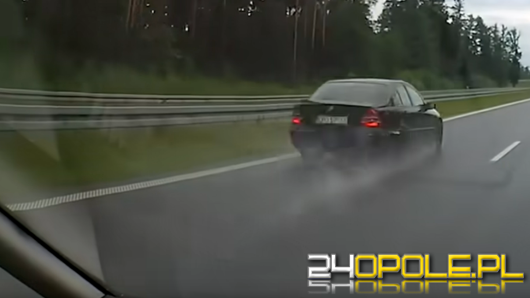 Wypadek na DK46. W sieci wideo pokazujące, jak mercedes pędził przed tragedią