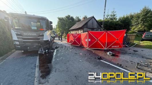 Olescy policjanci wyjaśniają okoliczniości śmiertelnego wypadku w Żytniowie