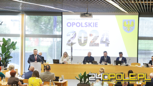 Sejmik województwa opolskiego przyjął raport za 2024 rok. Zarząd z wotum zaufania