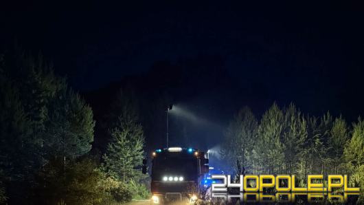 Strażacy walczyli z ogniem przez kilka godzin, wspierał ich śmigłowiec