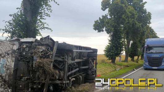 Wypadek na DK 11 w Krzywiźnie - trzy osoby w szpitalu