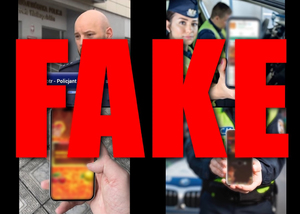 Fałszywe filmiki wykorzystujące wizerunki policji czy dziennikarzy. Policja przestrzega