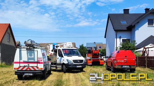 Groźny pożar w miejscowości Odcinek - dwie osoby poszkodowane