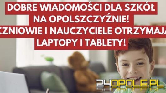 Nowoczesny sprzęt dla szkół na Opolszczyźnie. Laptopy i tablety dla uczniów i nauczycieli