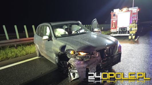 Wypadek na A4 w rejonie Gogolina. Dwie osoby trafiły do szpitala