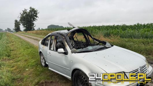 Po pijaku spalił własny samochód - odpowie teraz przed sądem