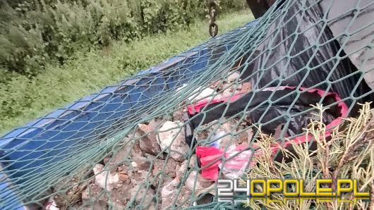 Śmieci bez kontroli. Ciężarówka z odpadami zatrzymana przez ITD w Opolu