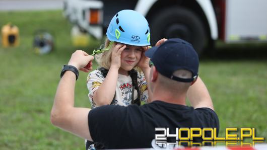 Rodzinny Piknik Strażacki trwa przed Turawa Park - atrakcje i zbiórka na sprzęt dla OSP