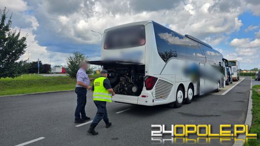 Skontrolowano 61 autokarów w ramach akcji "Bezpieczny autokar" na Opolszczyźnie