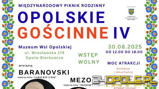 Opolskie Gościnne 2025 - muzyka, kuchnia świata i spotkania kultur w Muzeum Wsi Opolskiej