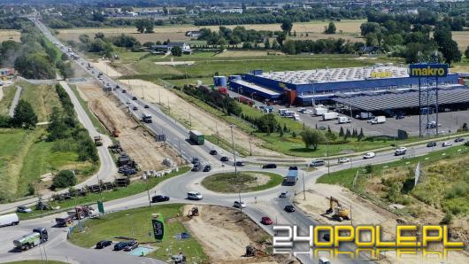 Kolejny etap prac na północnej obwodnicy Opola - zmiany na ul. Partyzanckiej