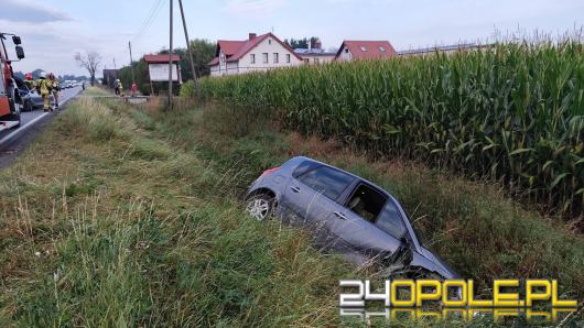 Zderzenie pojazdów na DK 40 w Łące Prudnickiej