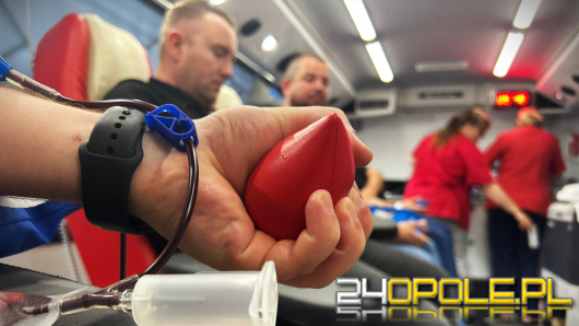 Oddając krew uczcili 100-lecie kobiet w Policji