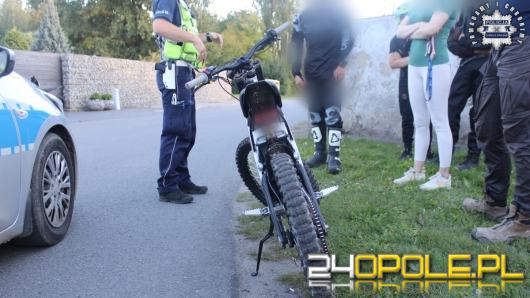 Nieletni z opiekunem na motorowerach elektrycznych - kulminacja wykroczeń