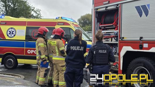 Wybuch samochodu na Oleskiej w Opolu