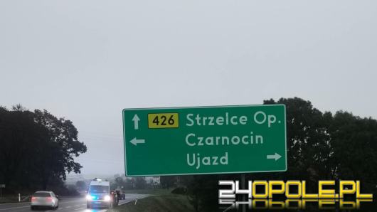 Strzelce Opolskie:18-latek dachował seatem po wypadnięciu z drogi