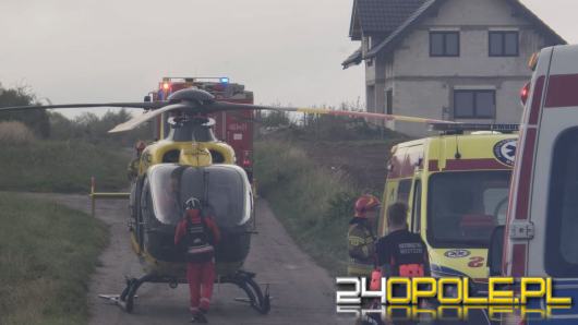 Niebezpieczny wypadek w Jędrzychowie. Pasażer quada trafił do szpitala