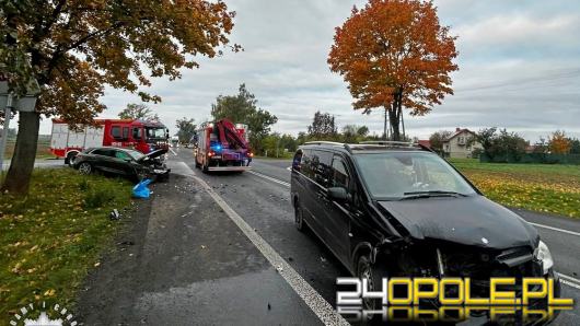 Uwaga na drogach -kolizja na DK39 przypomina o ostrożności w jesiennych warunkach