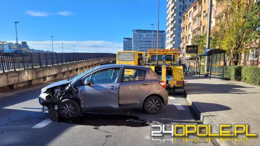 Wypadek na ul. Nysy Łużyckiej w Opolu