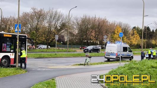 Autobus potrącił rowerzystkę na ulicy Witosa