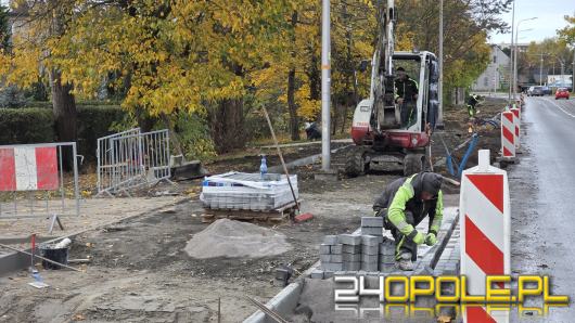 Postępują prace na ulicy Częstochowskiej