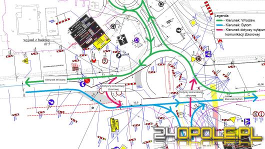 Zmiana organizacji ruchu przy rondzie obok MAKRO. Będą utrudnienia