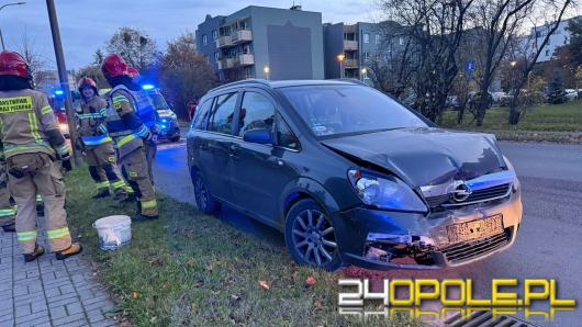 Wypadek na ulicy Hallera w Opolu. Dwoje dzieci trafiło do szpitala