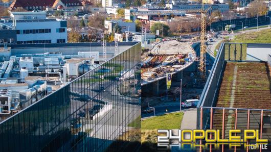 Zaglądamy na plac budowy estakady przy CUP. Zbrojenie konstrukcji w pełni, wkrótce betonowanie