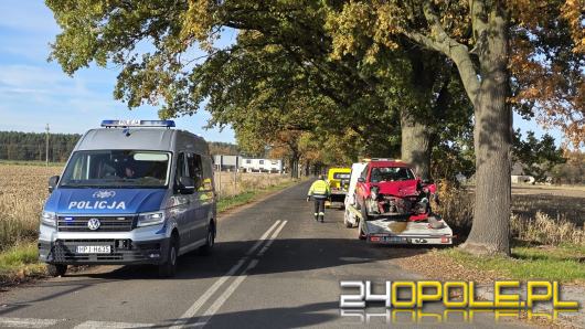 Wypadek na DK45 w Jełowej. Cztery osoby w szpitalu