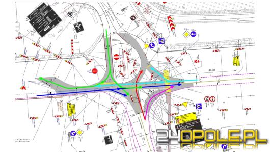 Nowa organizacja ruchu na węźle w Sławicach. Od 19 listopada zmiany dla kierowców